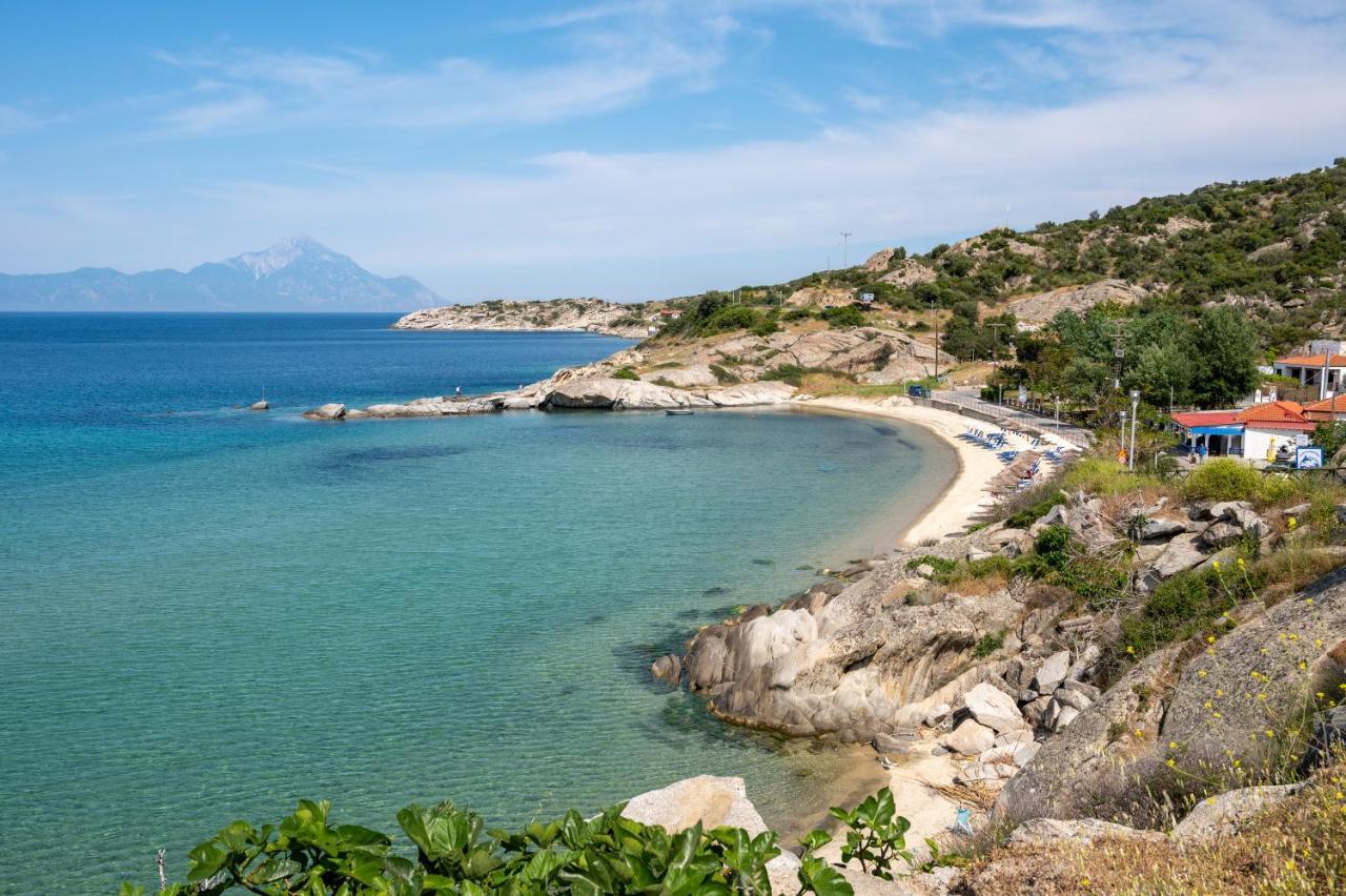 Athos View - Golden Fig Sykia Lodge Paralia Sikias Εξωτερικό φωτογραφία